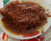 Ponta de peito na panela de pressão