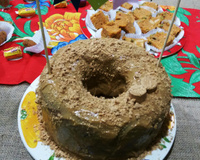 Bolo junino de paçoca