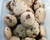 Cookies com pedaços de chocolate