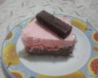 Torta gelada de bis com sorvete