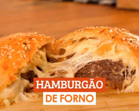 Hamburgão de forno