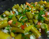Salada de quiabo deliciosa