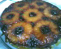 Bolo de abacaxi caramelizado