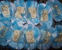 Bombom de chocolate com recheio de maracujá