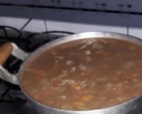 Sopa de feijão com legumes