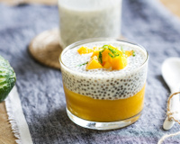 Pudim de chia com manga: como fazer