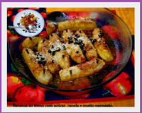 Bananas ao forno