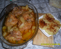 Frango assado da gisa