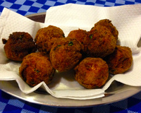 Porpeta recheada na brasa