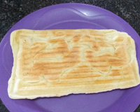 Pão de queijo de sanduicheira