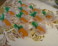 Docinhos de cenouras - cenourinhas de Páscoa