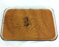 Arroz doce com caramelo