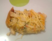 Torta cremosa de palmito