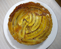 Torta de bananas com amendoim