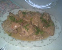 Frango com sopa de cebola e maionese