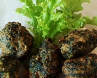 Bolinho de espinafre da Dona Quinha