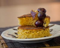 Bolo de milho no liquidificador