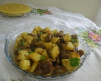 Moela com batata