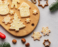 Biscoitinho de Natal SEM GLÚTEN, SEM LEITE E SEM AÇÚCAR: faço essa receita low carb todo ano aqui em casa!
