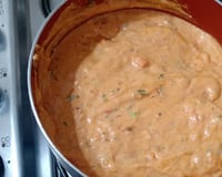 Estrogonofe de camarão