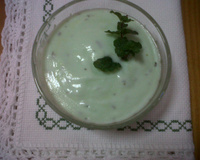 Molho de menta para salada