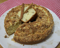 Bolo cuca de amendoim