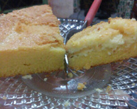 Bolo de fubá cremoso