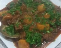 Picadinho de carne ao vinho