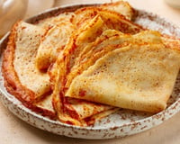 Panqueca sem glúten e sem lactose salgada ou doce