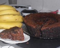 Bolo de banana prata