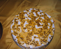Torta mousse de maracujá