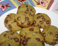 Cookies com gotas de chocolate