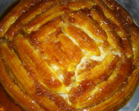 Bolo invertido de banana