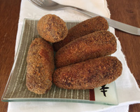 Croquete de carne cremoso (tipo Casa do Alemão)