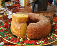 Bolo de fubá de liquidificador