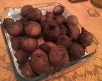 Bolinhos de chuva de fubá