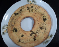 Bolinho de chuva salgado e assado