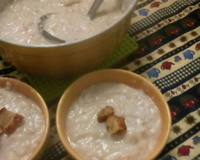 Sopa de palmito cremosa light