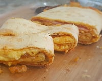 Rocambole de massa de Pastel