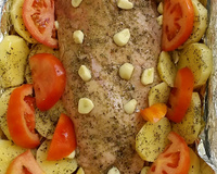 Picanha de forno com batatas