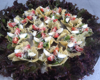 Cesta de parmesão para saladas