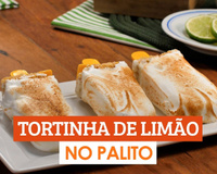 Torta de limão no palito