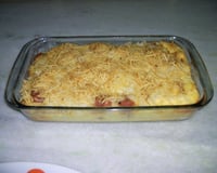 Arroz de forno com linguiça