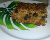 Bolo de aveia e banana