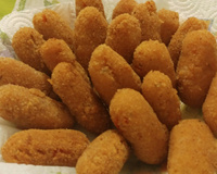 Croquete de Cabeça de Camarão