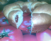 Pãozinho com goiabada delicioso