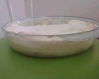 Doce de banana com creme