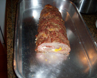 Assado de carne moída