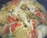 Filé de peixe com batatas