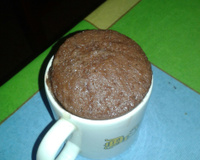 Bolo de caneca sem fermento